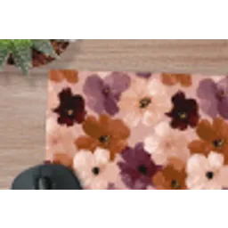 Bloemen - Abstract - Aardetinten muismat rubber klein 262 -closeup