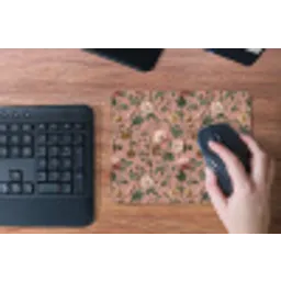 Bloemen - Klassiek - Roze muismat rubber klein 262 -toetsenbord