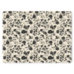 Bloemen - Dessin - Zwart muismat rubber klein 262 -3d