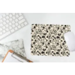 Bloemen - Dessin - Zwart muismat rubber klein 262 -witbureau