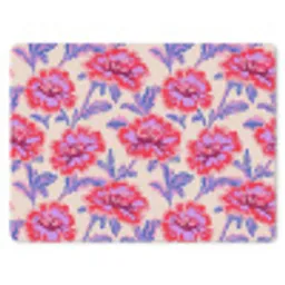 Bloemen - Patroon - Meerkleurig muismat rubber klein 262 -3d