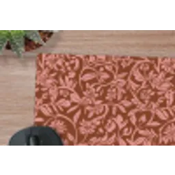Bloemen - Print - Roze muismat rubber klein 262 -closeup