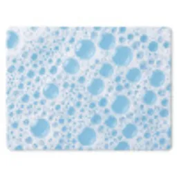 Schuim - Bubbels - Blauw muismat rubber klein -3d