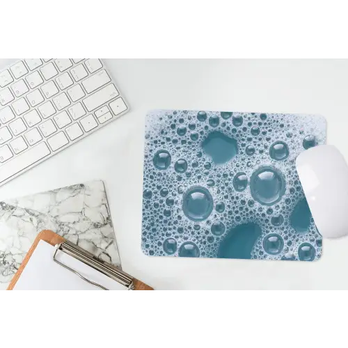Schuim - Water - Textuur muismat rubber klein -witbureau