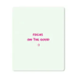 Focus - Beige - Roze - Smiley muismat rubber klein -3d