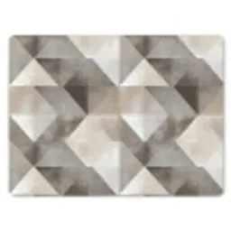 Geometrisch - Motief - Aardetinten muismat rubber klein 262 -3d