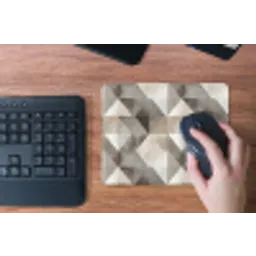 Geometrisch - Motief - Aardetinten muismat rubber klein 262 -toetsenbord