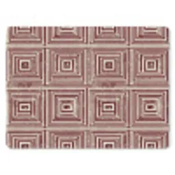 Geometrisch - Patroon - Rood muismat rubber klein 262 -3d
