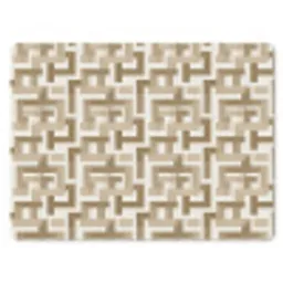 Geometrisch - Retro - Bruin muismat rubber klein 262 -3d