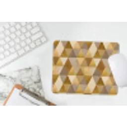 Geometrisch - Driehoek - Goud muismat rubber klein 262 -witbureau