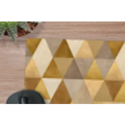 Geometrisch - Driehoek - Goud muismat rubber klein 262 -closeup
