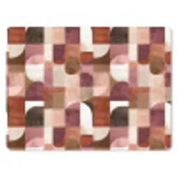 Geometrie - Modern - Retro muismat rubber klein 262 -3d