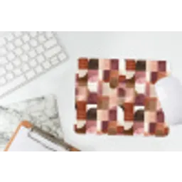 Geometrie - Modern - Retro muismat rubber klein 262 -witbureau