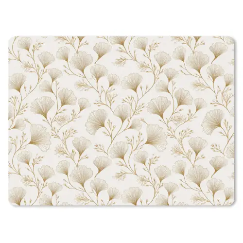 Ginkgo - Takken - Goud muismat rubber klein 262 -3d