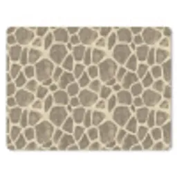 Giraf - Patroon - Beige - Bruin muismat rubber klein 262 -3d