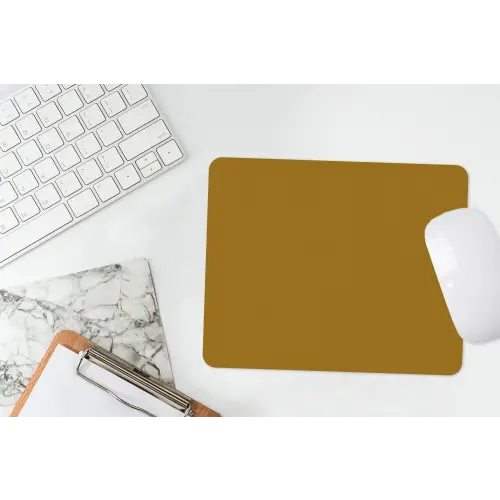 Goud - Luxe - Interieur muismat rubber klein 262 -witbureau