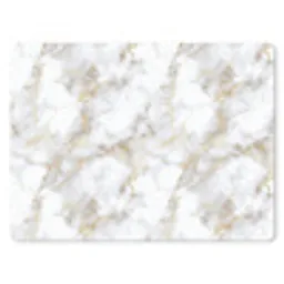Gouden aders - Marmer - Wit muismat rubber klein 262 -3d