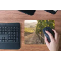 Druiven - Wijngaard - Zonlicht muismat rubber klein -toetsenbord