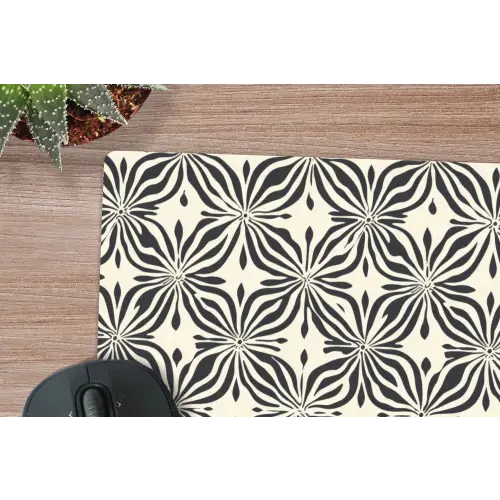 Grafisch - Patroon - Zwart muismat rubber klein 262 -closeup