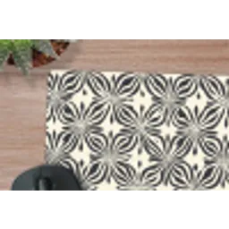 Grafisch - Patroon - Zwart muismat rubber klein 262 -closeup