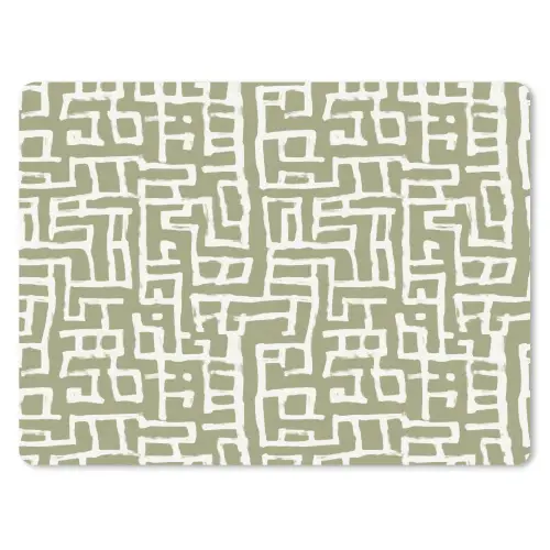 Grafisch - Patroon - Groen muismat rubber klein 262 -3d