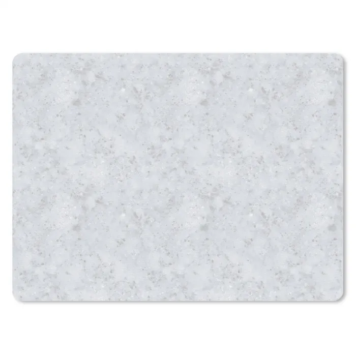 Grijs - Terrazzo-effect - Beton muismat rubber klein 262 -3d