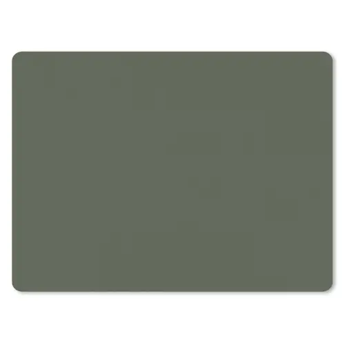 Groen - Olijf - Kleur - Groene - Kleuren - Effen - Olijfgroen muismat rubber klein 262 -3d