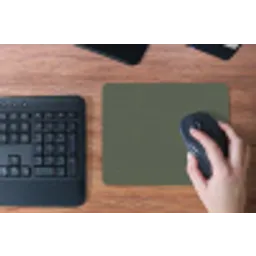 Groen - Olijf - Kleur - Groene - Kleuren - Effen - Olijfgroen muismat rubber klein 262 -toetsenbord