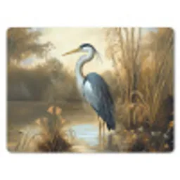 Reiger - Water - Planten muismat rubber klein -3d