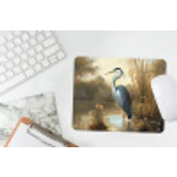 Reiger - Water - Planten muismat rubber klein -witbureau