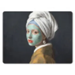 Iconisch - Modern - Kleurrijk muismat rubber klein -3d