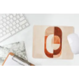 Illustratie - Abstract - Vormen - Rood muismat rubber klein -witbureau
