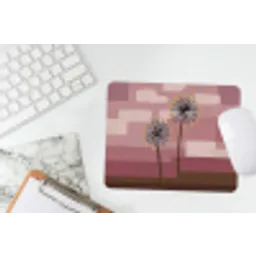 Illustratie - Bloemen - Vlakken - Abstract muismat rubber klein -witbureau