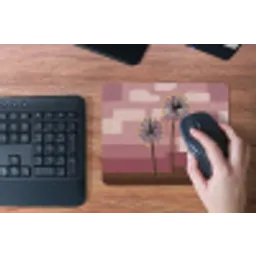 Illustratie - Bloemen - Vlakken - Abstract muismat rubber klein -toetsenbord