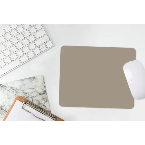 Interieur - Kleuren - Beige muismat rubber klein 262 -witbureau