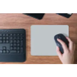 Interieur - Grijs - Licht muismat rubber klein 262 -toetsenbord