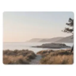Landschap - Kust - Duinen muismat rubber klein -3d