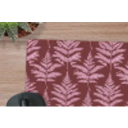 Blad - Patroon - Paars muismat rubber klein 262 -closeup