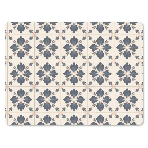 Bladvorm - Klassiek - Kleurrijk muismat rubber klein 262 -3d