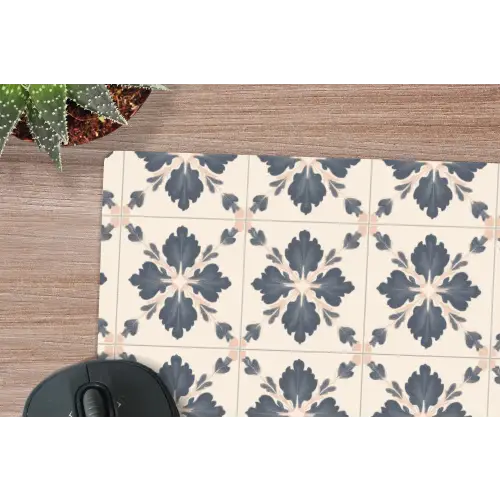 Bladvorm - Klassiek - Kleurrijk muismat rubber klein 262 -closeup
