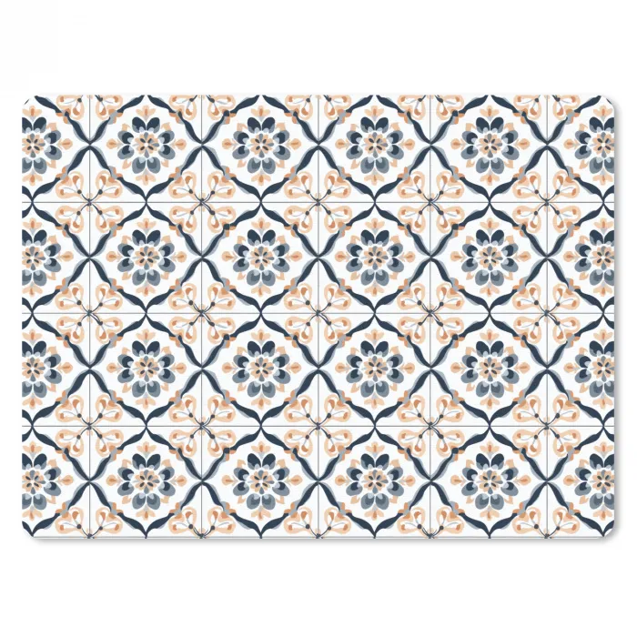 Bladvorm - Patroon - Kleurrijk muismat rubber klein 262 -3d