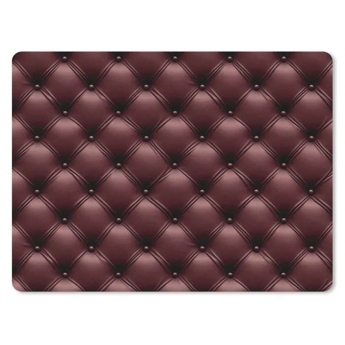Leer - Patroon - Bordeaux muismat rubber klein 262 -3d