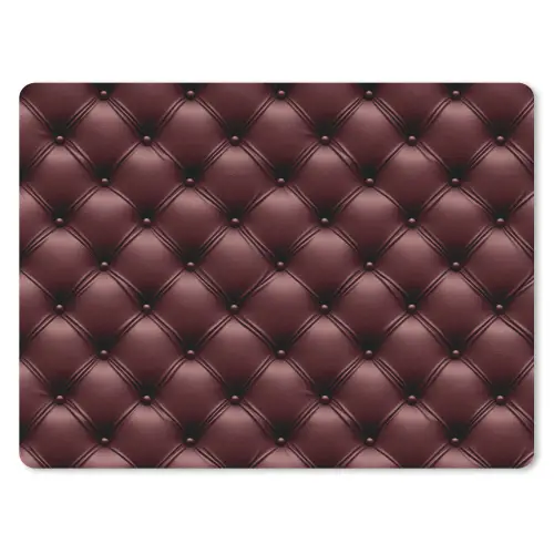 Leer - Patroon - Bordeaux muismat rubber klein 262 -3d