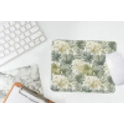 Bladeren - Botanisch - Groen muismat rubber klein 262 -witbureau