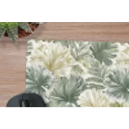 Bladeren - Botanisch - Groen muismat rubber klein 262 -closeup