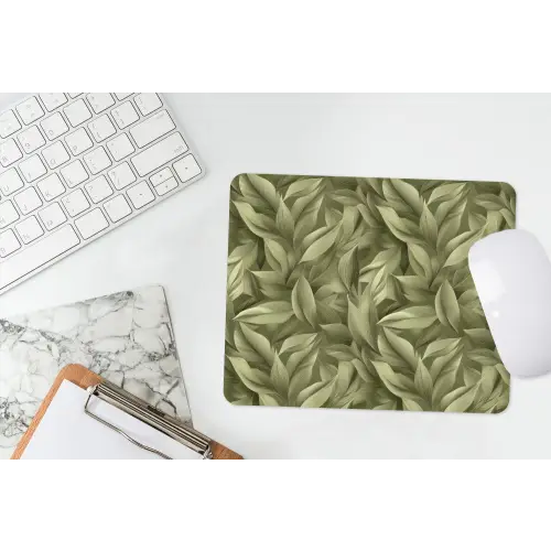 Bladeren - Modern - Groen muismat rubber klein 262 -witbureau