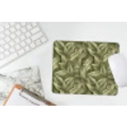Bladeren - Modern - Groen muismat rubber klein 262 -witbureau
