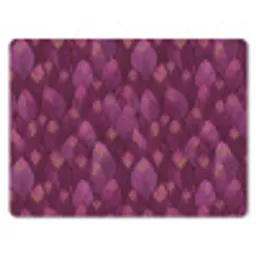 Bladeren - Patroon - Burgundy muismat rubber klein 262 -3d