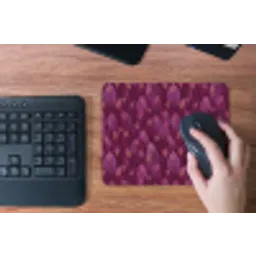 Bladeren - Patroon - Burgundy muismat rubber klein 262 -toetsenbord