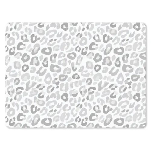 Luipaard - Motief - Grijs muismat rubber klein 262 -3d